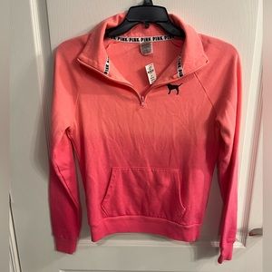 Pink Victoria’s Secret 1/4 Zip Sweatshirt